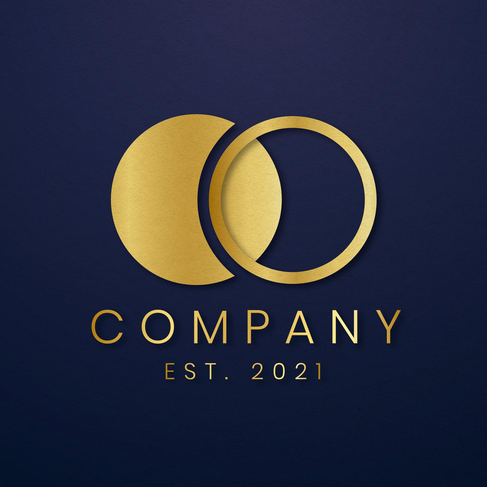 Luxury business logo vector gold icon